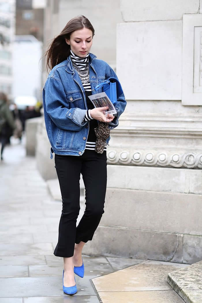 Or Go Long and Style With a Denim Jacket
