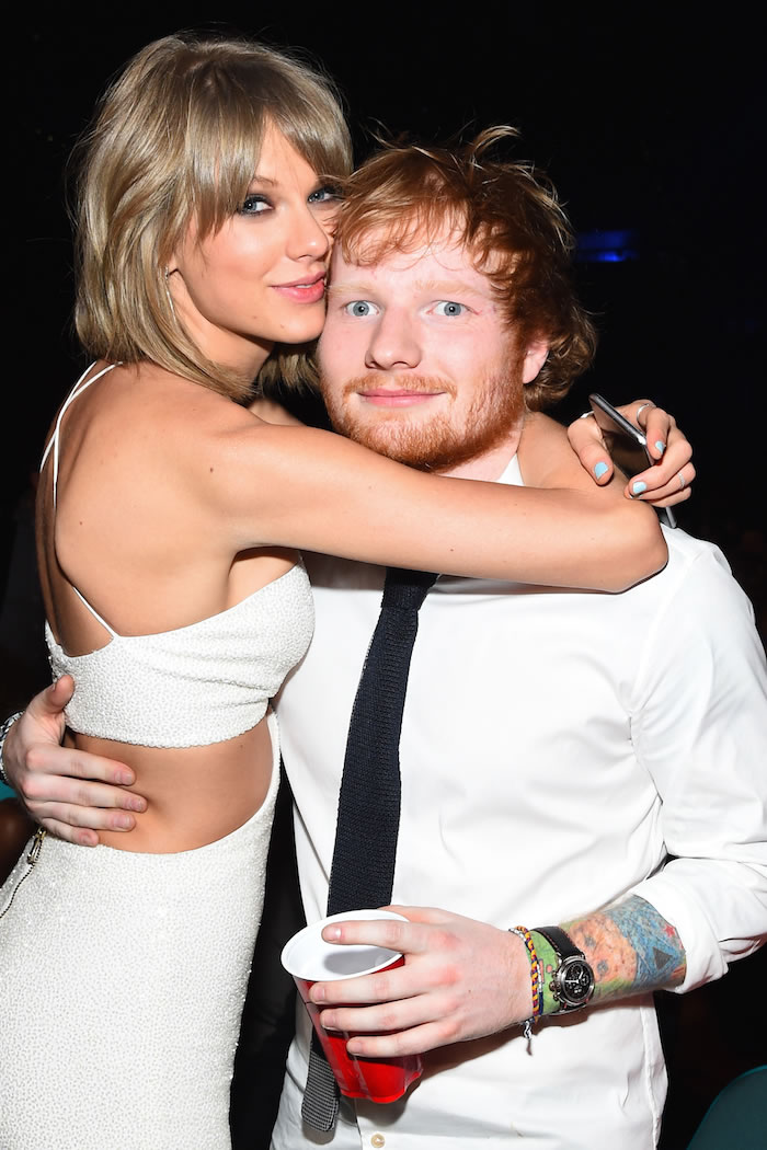 Taylor Swift and Ed Sheeran
