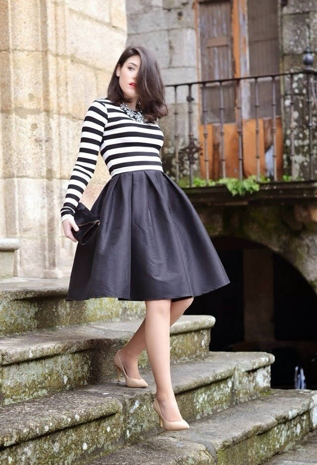 15 Fascinating Midi Skirt Outfits That Will Give You Inspiration For ...