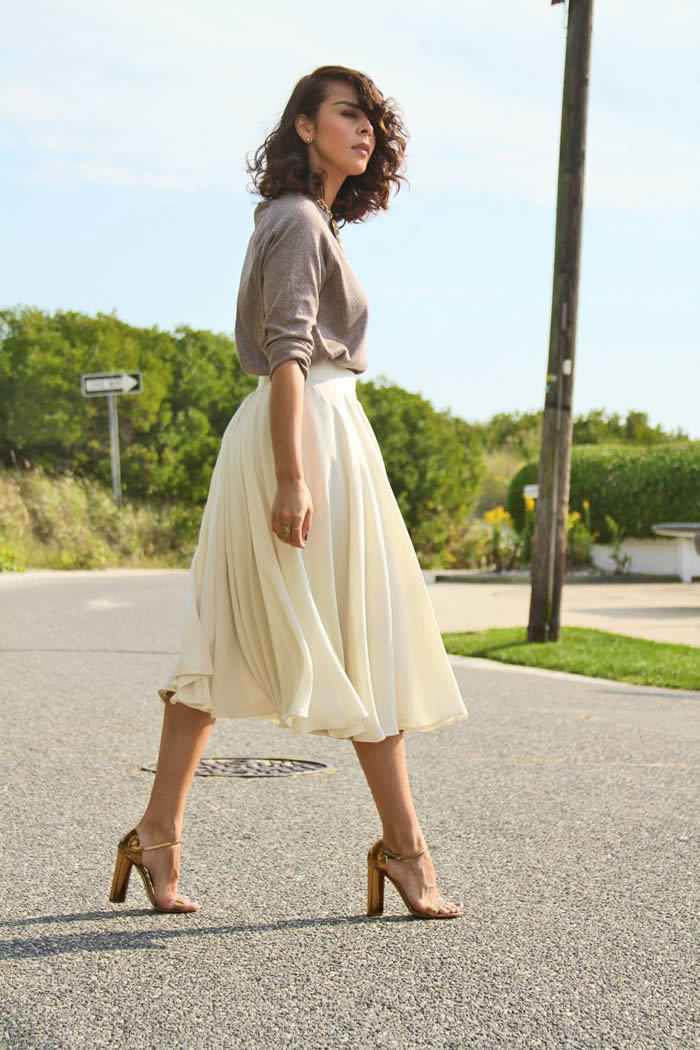 15 Fascinating Midi Skirt Outfits