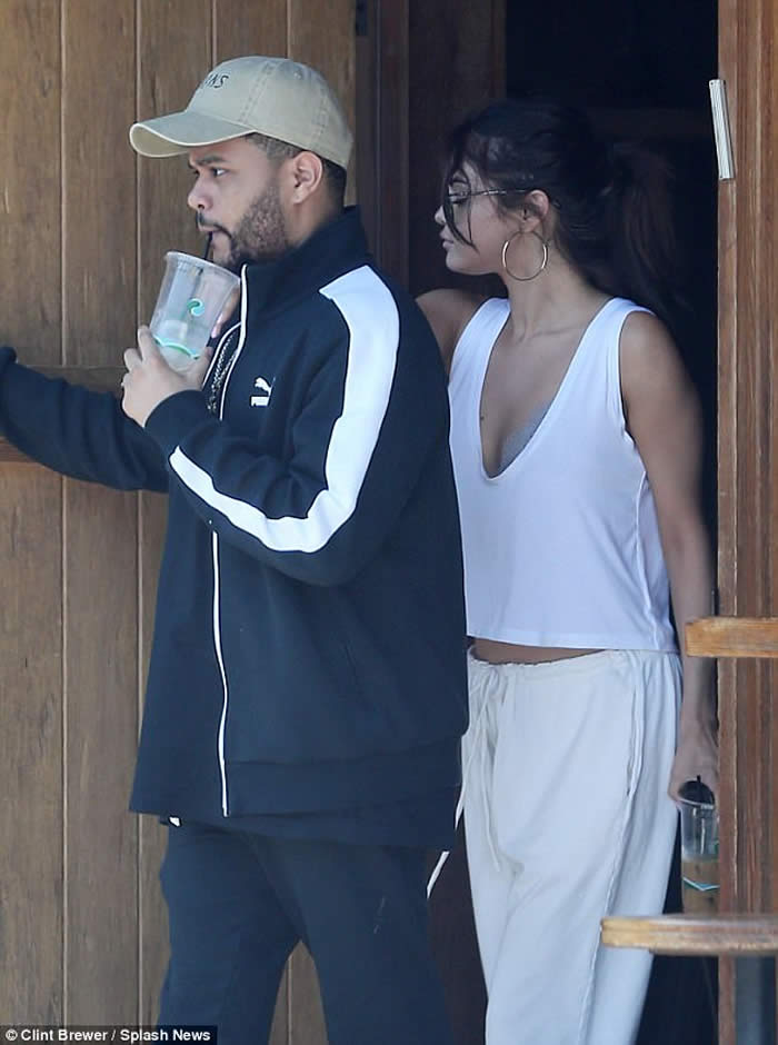 The Weeknd Jets Back From Headlining Lollapalooza Paris to Be With Birthday Girl Selena Gomez