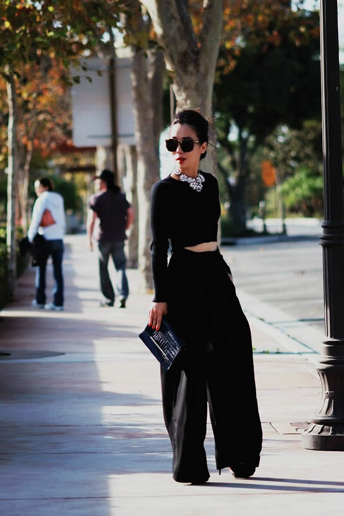 20 Stylish Summer Outfit Ideas with Wide Leg Pants - Designerz Central