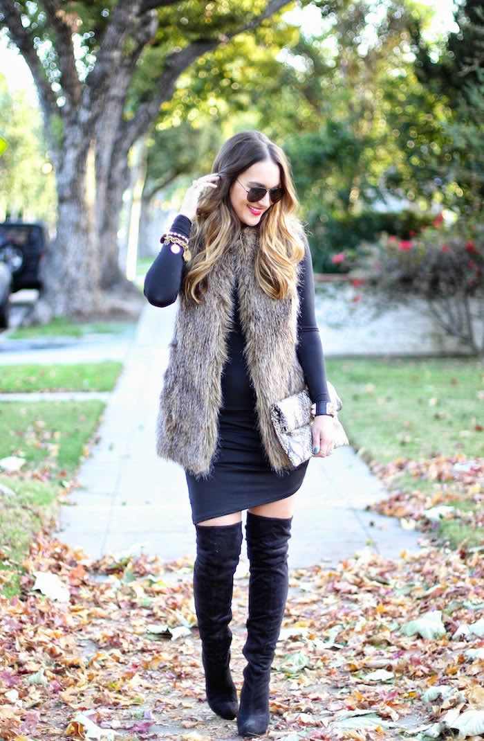 With Faux Fur Accents