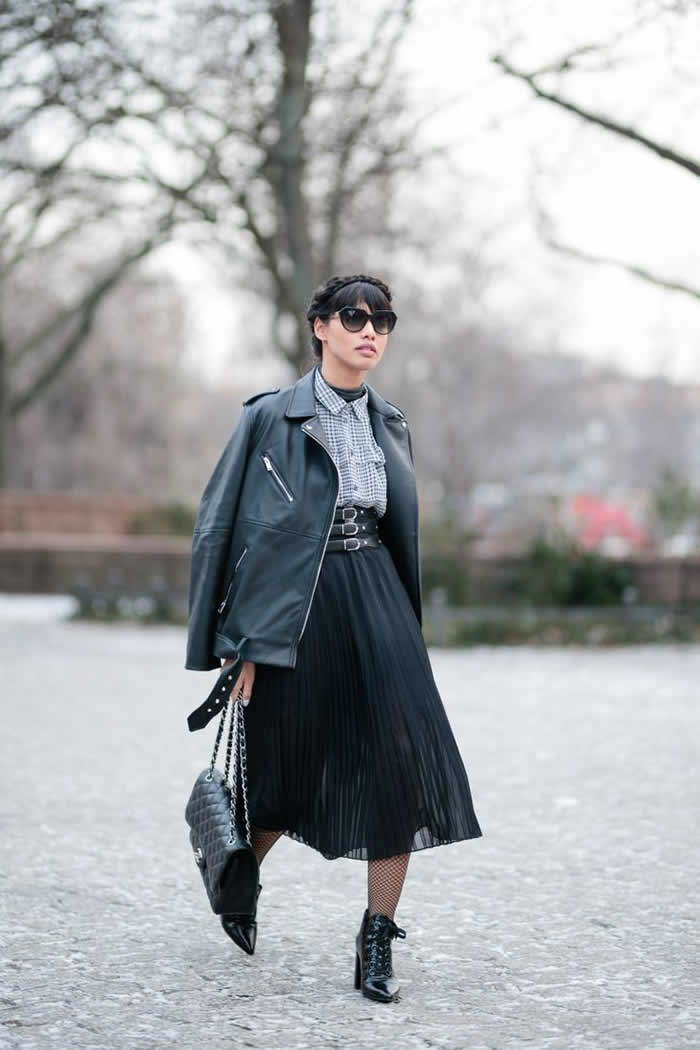 How To Style A Midi Skirt For Winter