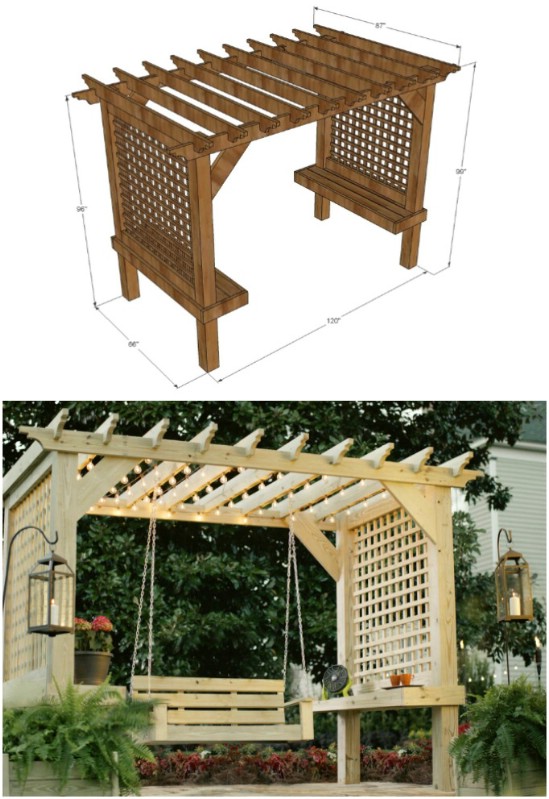 13 DIY Pergola Ideas and Plans You Can Build in Your Garden
