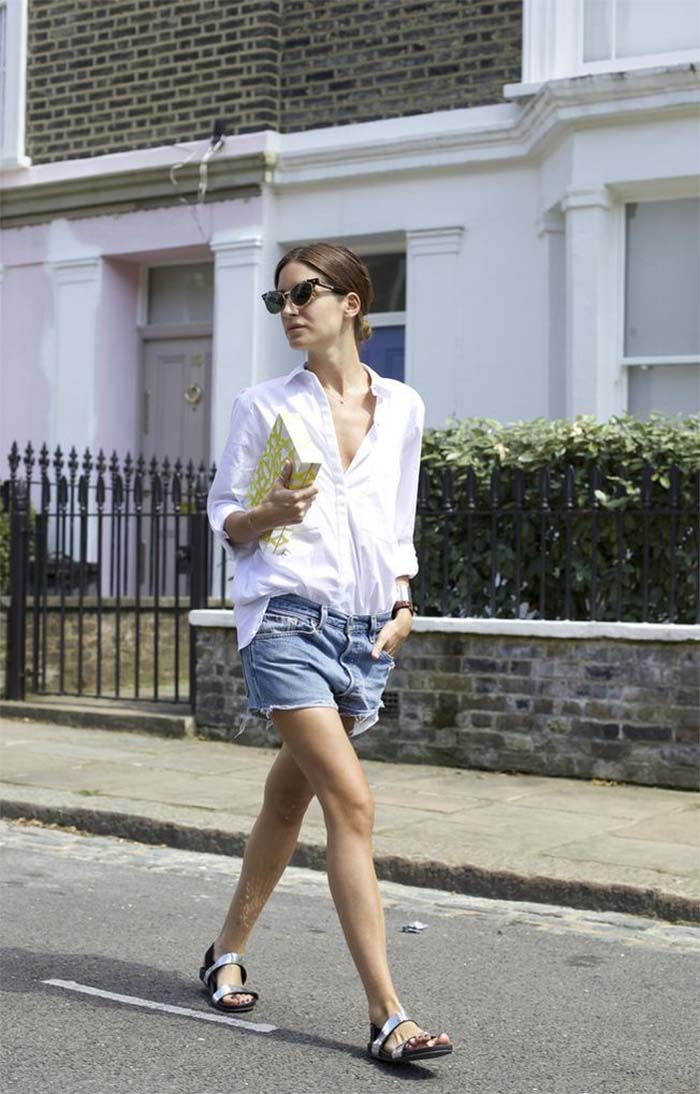 6 Ways to Wear a Jean Skirt