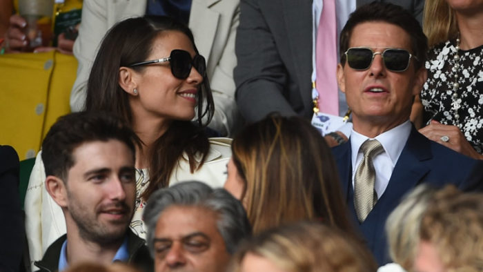 Tom Cruise and Hayley Wimbledon tournament