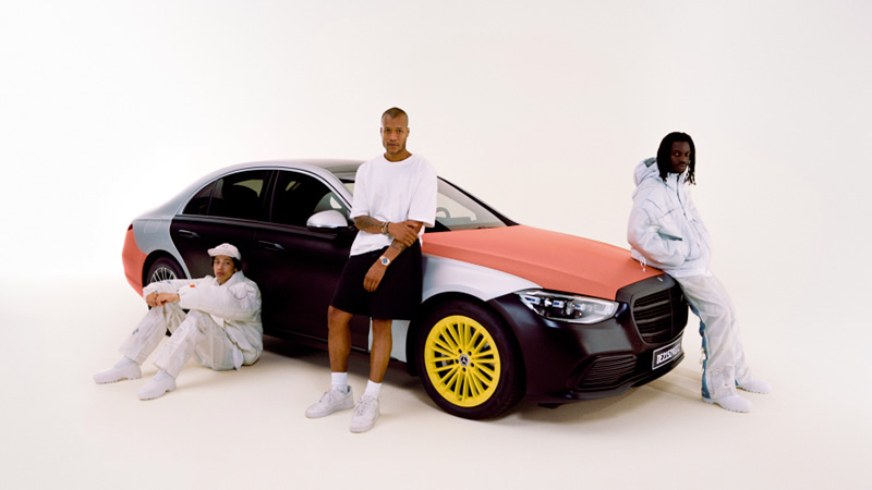 Heron Preston Unveils Airbag Mercedes-Benz