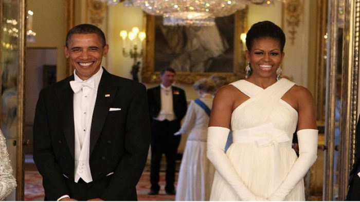 Obama Provided Custom Masks for Party Guests