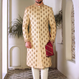Golden Sherwani