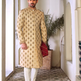 Golden Sherwani