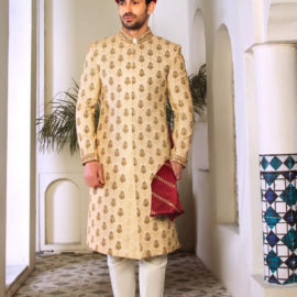 Golden Sherwani