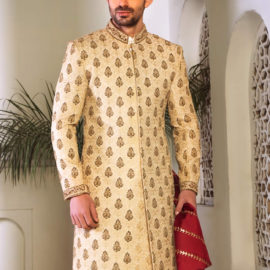 Golden Sherwani
