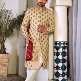 Golden Sherwani