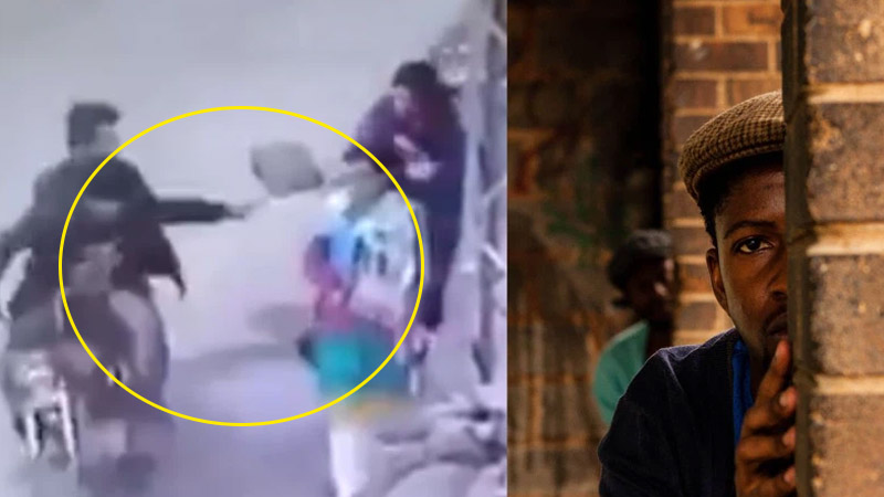 Woman defies bag-snatchers