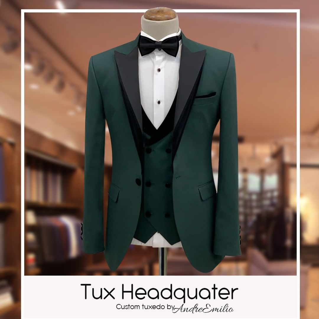 Green tuxedo Suits