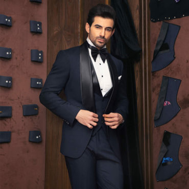 Deep Blue Tuxedo with Shawl Lapel