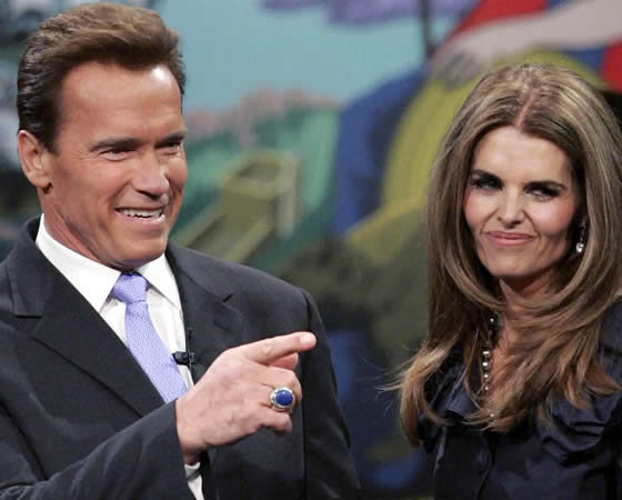 Arnold Schwarzenegger with Wife