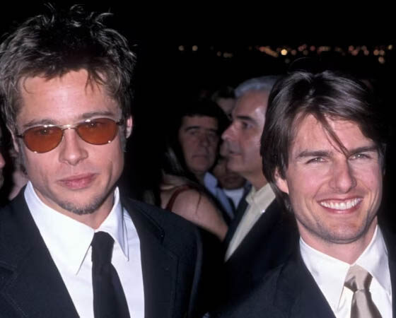 Brad Pitt and Tom Cruise