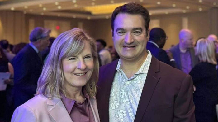 Melissa Hortman and her husband Mark