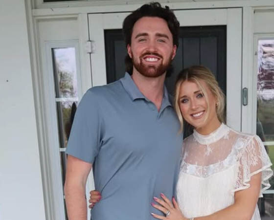 Riley Gaines and husband Louis Barker