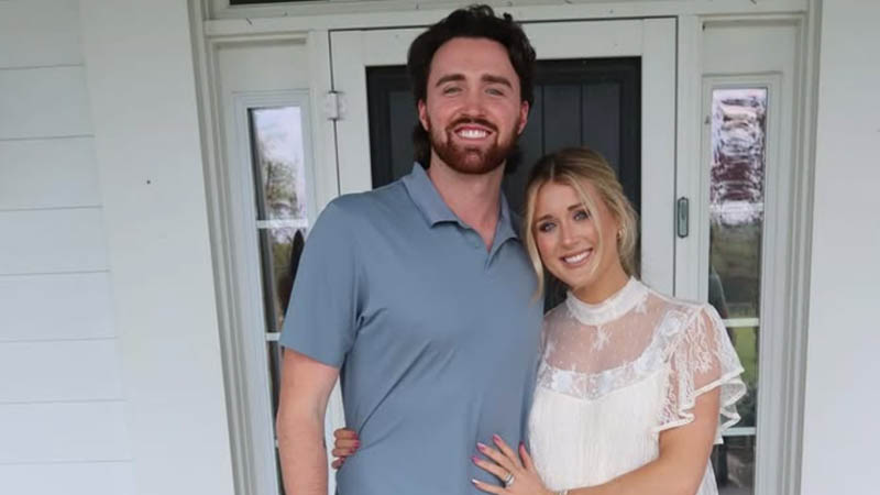 Riley Gaines and husband Louis Barker