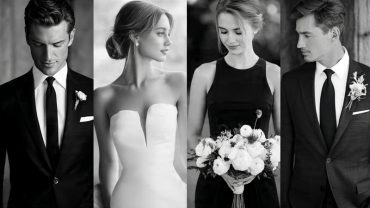 Creative Ideas and Inspiration for an Elegant Black and White Wedding