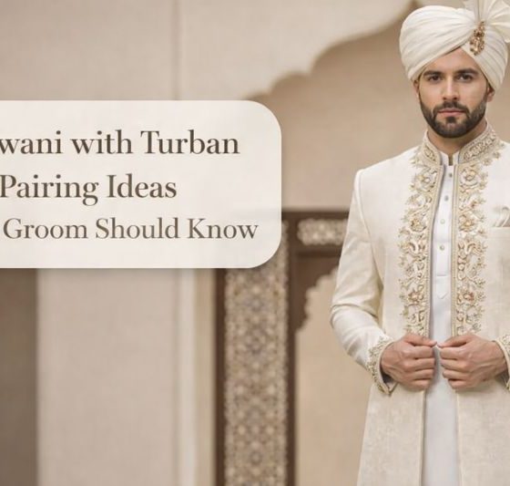 Sherwani with Turban