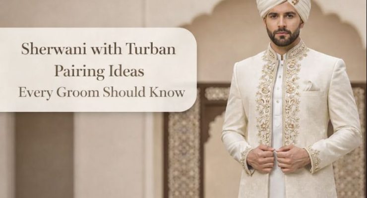Sherwani with Turban