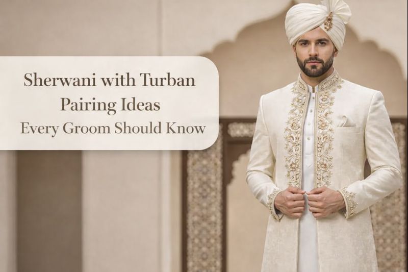 Sherwani with Turban