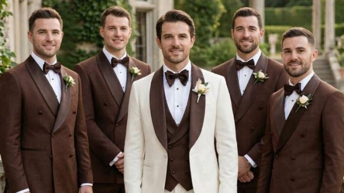 Coordinate wedding party attire