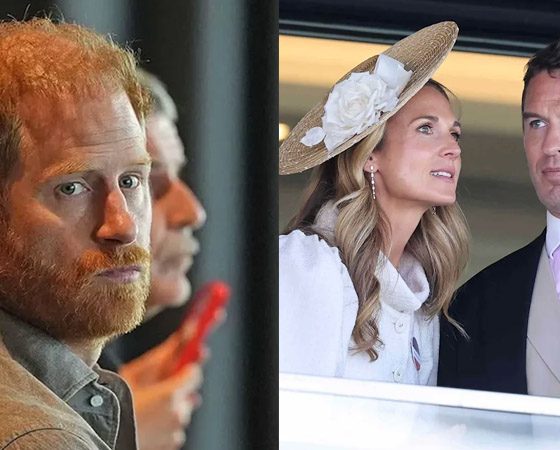 Prince Harry and Peter Phillips