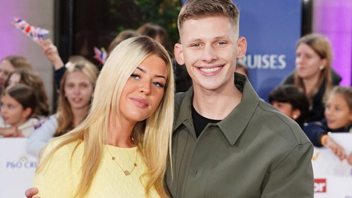Holly Swinburn and Freddy Brazier