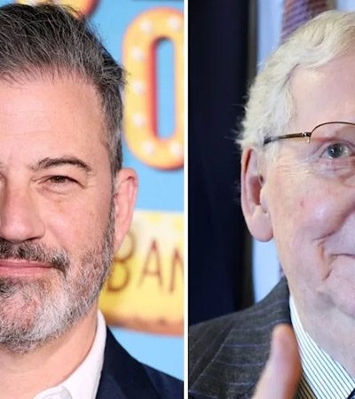 Jimmy Kimmel and Mitch McConnell