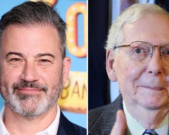 Jimmy Kimmel and Mitch McConnell
