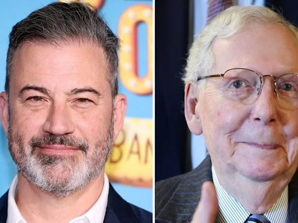 Jimmy Kimmel and Mitch McConnell